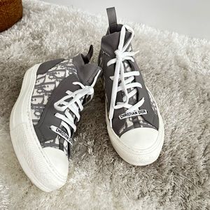 dior sneakers worn twice max for sale! size 37.5! cleaning out my closet.